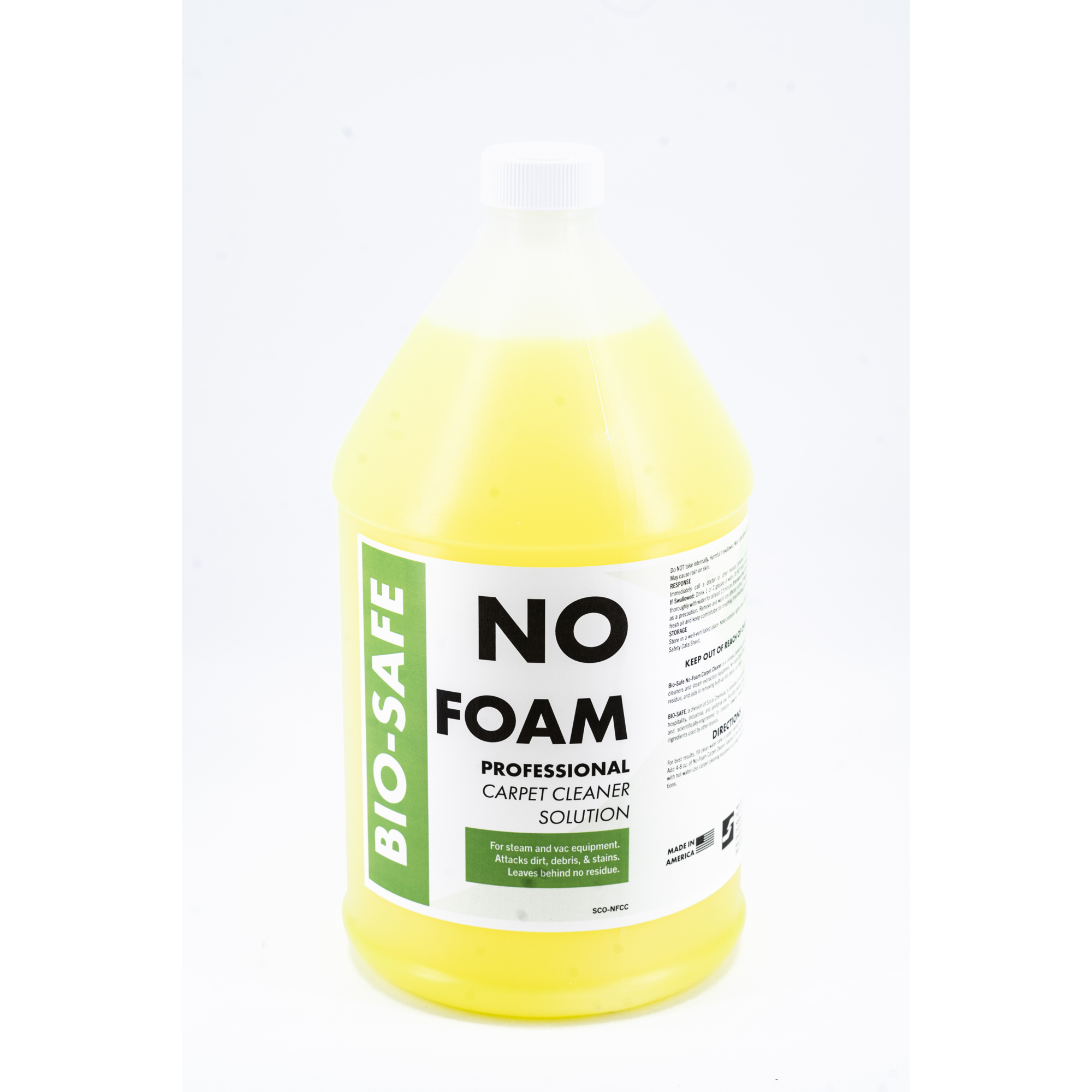 SOCAR No-Foam Carpet Cleaner - 1 Gal. Cleaning Solution, Model# SCO-NF-1